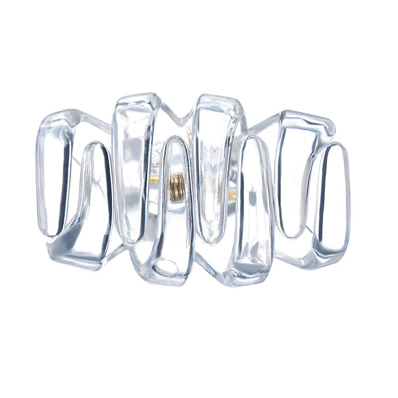 Bememo 24 Pcs Octopus Mini Jaw Clips 1.2 Inch Small Hair Claw Clips No-slip for Women Girls(Clear) - Image 2